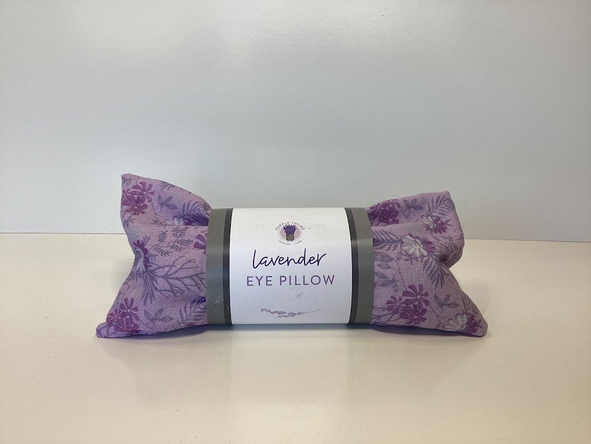Lavender Eye Pillow Relaxation Aid by Purple Thumb Lavender Queen Bee Artisan Market